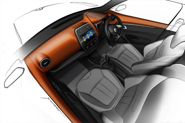 Interior Concept Sketch - Renault Design Academy