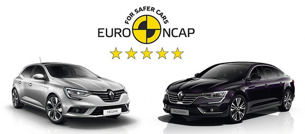 Renault comes top of the class in the Euro NCAP safety ratings for 2015