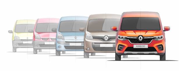 Renault Kangoo design sketches